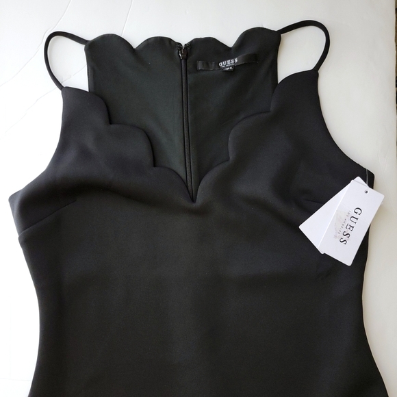 Guess Salina Scuba Dress Size Medium Black - Picture 11 of 16